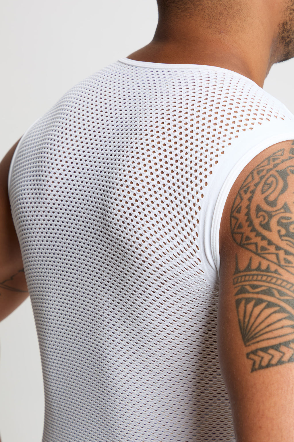 Sleeveless Mesh Base Layer