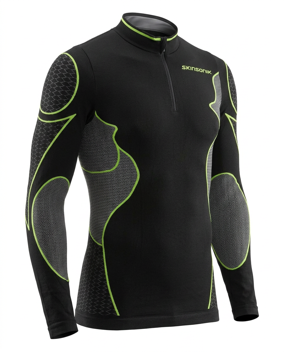 MAGLIA M/LUNGA ZIP UNISEX 143